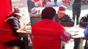 Las brigadas de COFOPRI recorrerán 14 distritos en las dos provincias y visitarán más de 1500 viviendas hasta el próximo 26 de julio.