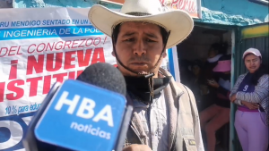 Representante de las ollas comunes de la margen derecha de Cerro Colorado, Alberto Quira