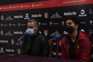 Foto: HBA Noticias - Conferencia de prensa de Pablo Lavallén luego de vencer a la Universidad San Martín.