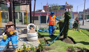 Trabajadores de la comuna destacaron en concurso de parques creativos