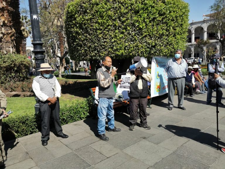 Arequipa: Fonavistas exigen devolución de sus aportes