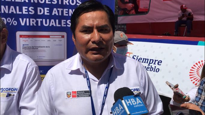 COFOPRI empadronó más de 1 500 viviendas en Arequipa