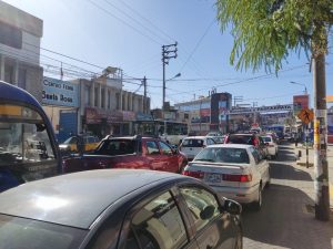 Arequipa: obras del Bicentenario generan congestión vehicular