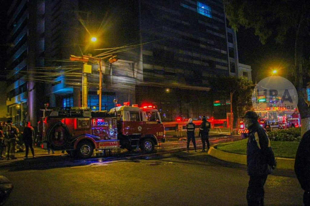 Incendio en edificio Naysa II