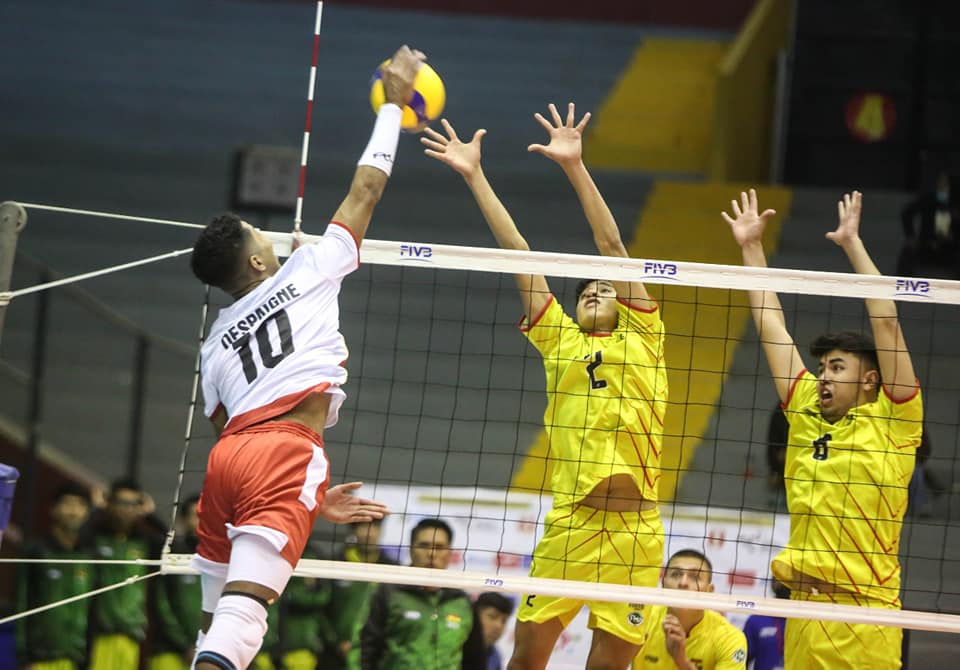 Perú venció a Bolivia en su debut en el Sudamericano de Vóleibol Masculino SUB 21.