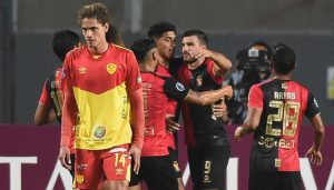 Melgar recibió a Aucas de Ecuador en Lima.