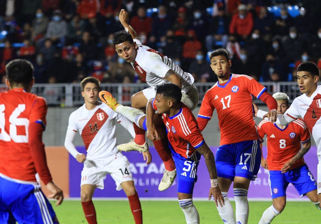 Perú perdió 1-0 ante Chile en amistoso SUB 23.