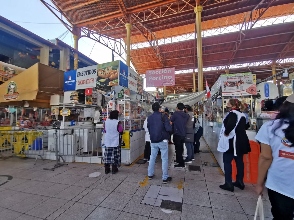 Mercado San Camilo, sección porcino