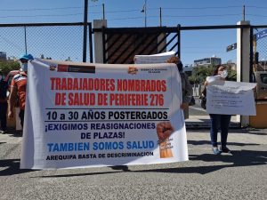 Personal de salud de la periferie 276 denuncian que desde hace 18 años no pueden obtener un ascenso de nivel