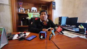 El sindicato, pidió que el alcalde culmine su gobierno si inmiscuirse más en temas del SIT y sus derivados como el alza del pasaje.