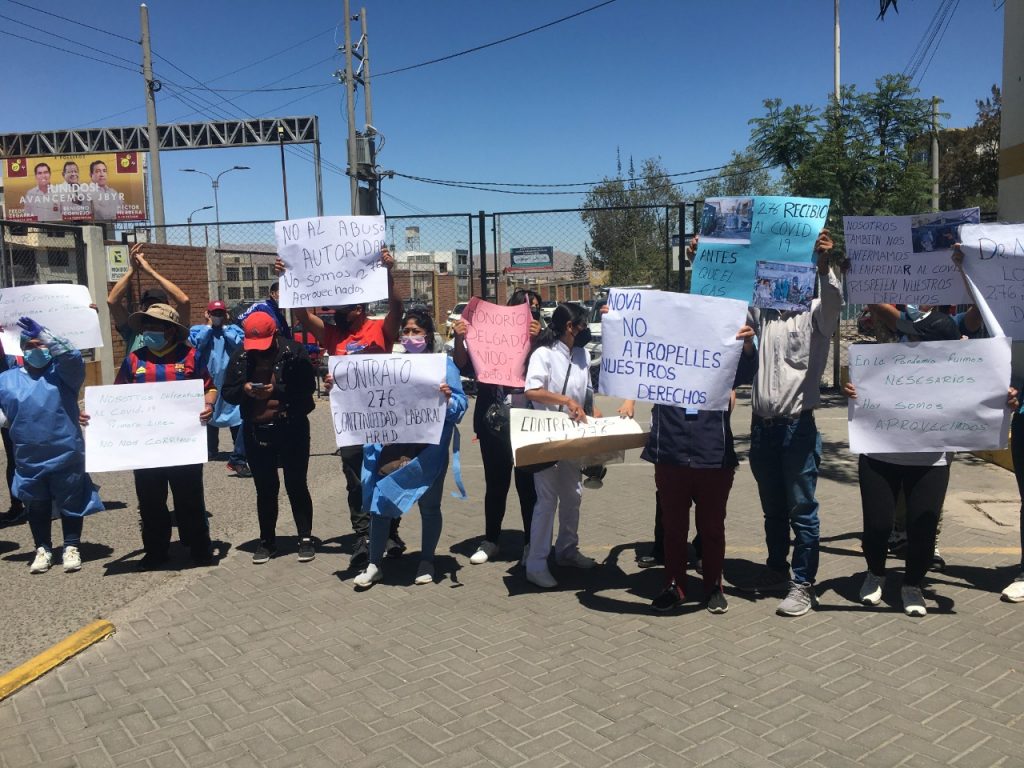 Personal de salud denuncia que el Gobierno Regional de Arequipa oferta plazas que ya cuenta con personal