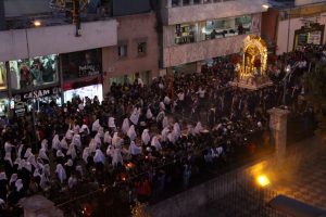Realizarán procesiones por la festividad religiosa del Señor de los Milagros
