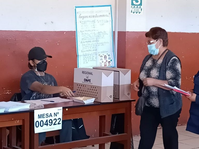 Elecciones 2022: La primera mesa de sufragio en la región se instaló en Arequipa