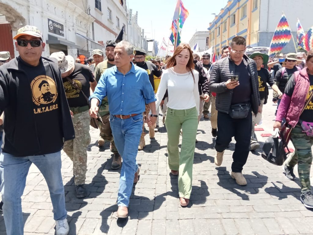 Antauro Humala confirma su participación en las próximas elecciones en su visita a Arequipa: “El país está en busca de un cambio revolucionario”