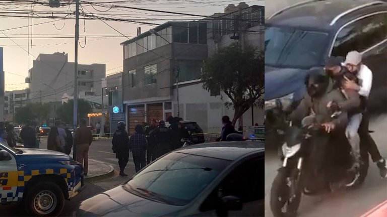 VÍDEO | Marcas dispararon contra cambista en el frontis del BCP en la avenida Quiñonez en Yanahuara