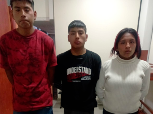 Detenidos en Carmen Alto, Cayma.