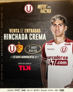 Universitario de Deportes enfrentará a Aucas en la denominada 'Noche Crema'.