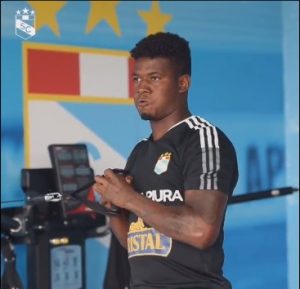 Washington Corozo en la pretemporada de Sporting Cristal.