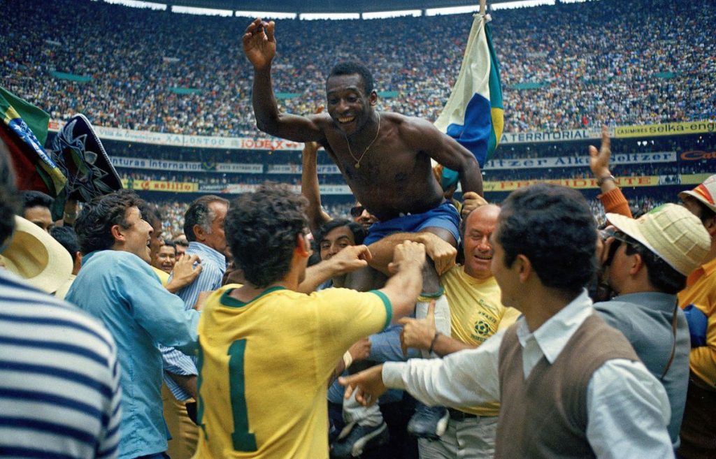 Edson Arantes do Nascemento, Pelé, luego de ganar el Mundial de México 70'.