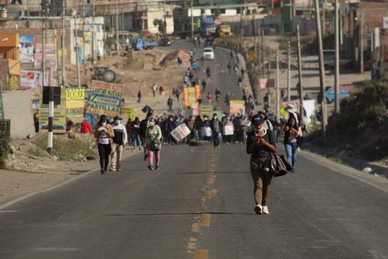 AREQUIPA: Cono Norte advierte masiva protesta para exigir nuevas elecciones
