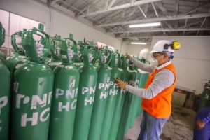 Minsa envió oxígeno medicinal a Ica.