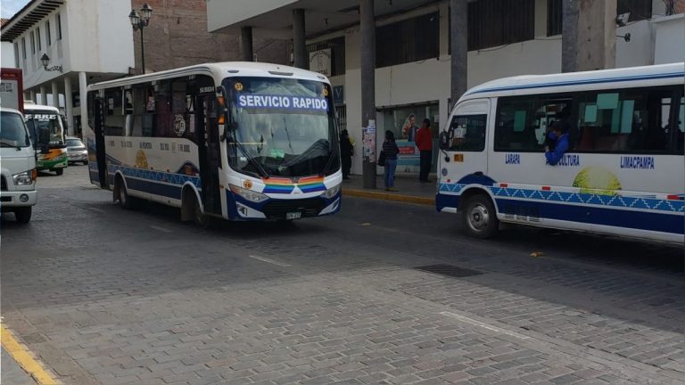 Cusco: Transportistas del servicio urbano buscan hacer un ‘reajuste’ en el precio de los pasajes