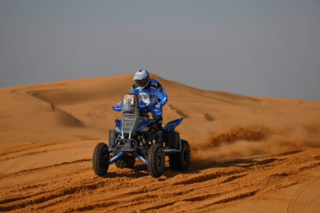 Manuel Andújar ganó la Etapa 4, 8 y 10 del Rally Dakar en la categoría quad. 