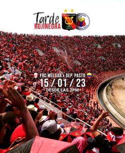 Melgar enfrentará al Deportivo Pasto de Colombia en la 'Tarde Rojinegra'.