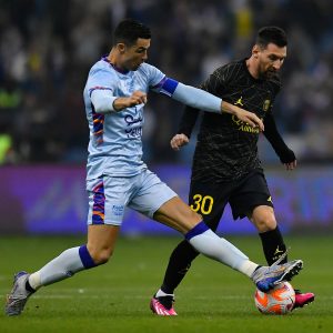 Messi y Ronaldo volvieron a enfrentarse en Arabia Saudita.
