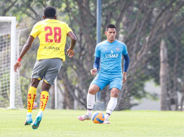 Aucas disputó su tercer amistoso en Perú ante la USMP.