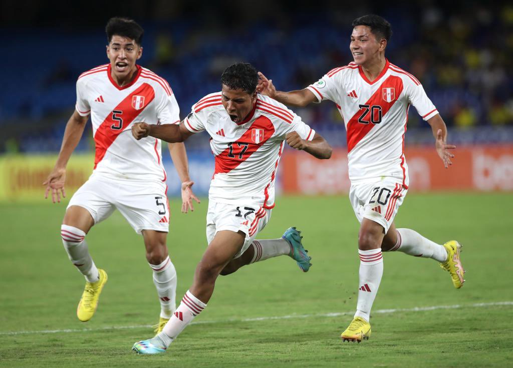 Diether Vásquez anotó el único gol para Perú en el Sudamericano.