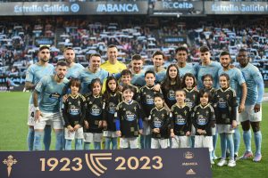 Renato Tapia en el XI Titular del Celta de Vigo.