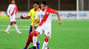 Burlamaqui con la Selección Peruana SUB-17.
