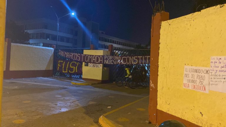 Lima: Estudiantes toman la Universidad Nacional Mayor de San Marcos en protesta contra Dina Boluarte