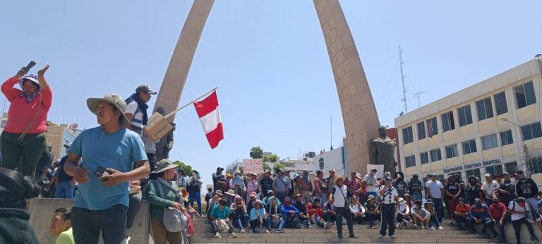 Tacna: Manifestantes dan tregua durante el fin de semana