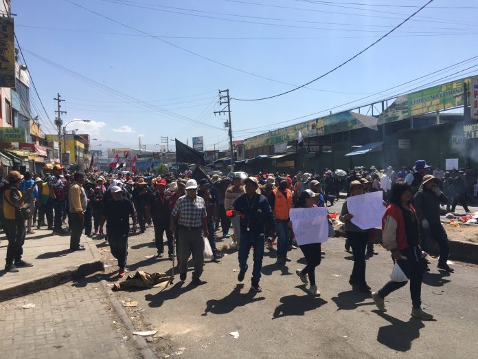 Comerciantes del Avelino Cáceres participarán en la huelga nacional contra Dina Boluarte