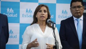 Dina Boluarte asegura que la población es chantajeada para que acudan a protestas