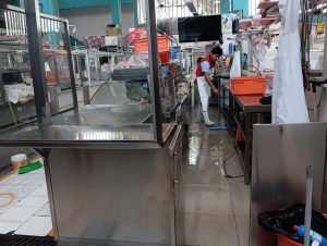 Se realizó jornada de limpieza en la zona de carnes de “El Palomar”