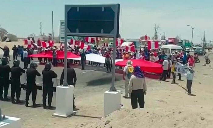 Tacna: Manifestantes bloquearon frontera con Chile