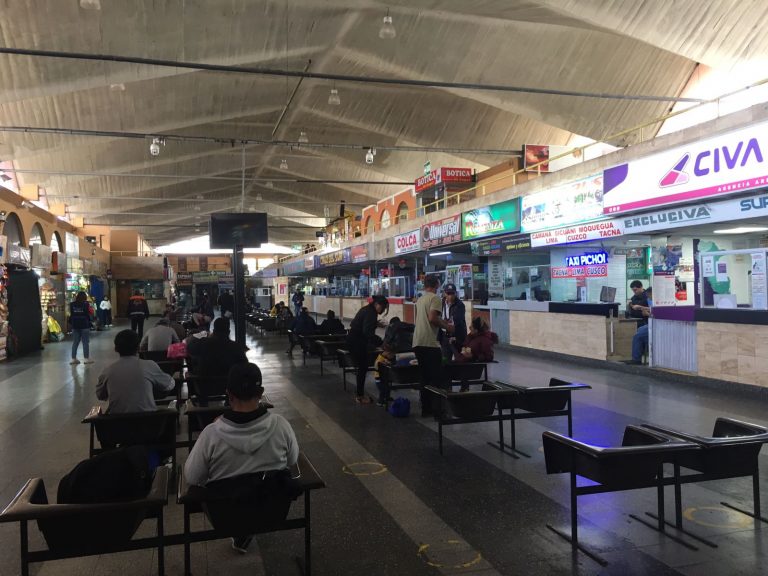 Continúa la venta restringida de pasajes en el Terminal Terrestre de Arequipa