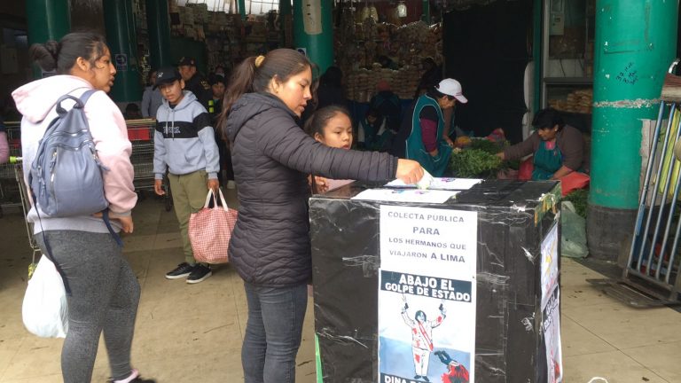 Continúa la colecta en los mercados del Avelino para las delegaciones en Lima