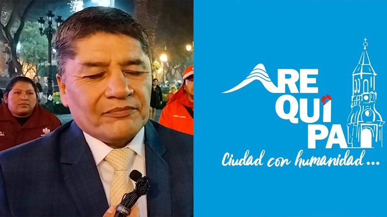 La primera decisión del nuevo alcalde de Arequipa fue cambiar el escudo y color representativo de la ciudad por los de su movimiento