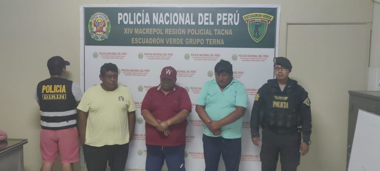 Tacna: Detienen a tres personas por presunto tráfico de migrantes