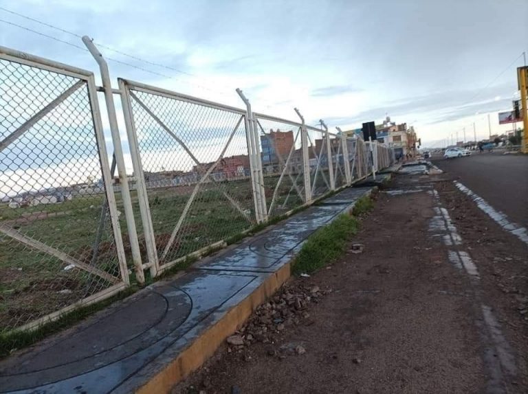 Juliaca: Refaccionan cerco perimétrico del aeropuerto Inca Manco Cápac