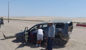 Tacna: Tres personas resultan heridas luego de choque por alcance en la Panamericana Sur