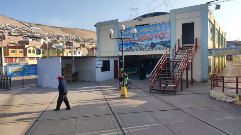 Tacna: Terminal Collasuyo reanudó sus operaciones de manera restringida
