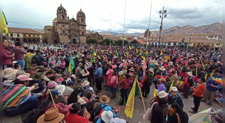 Cusco: Dirigentes sociales acordaron reiniciar huelga indefinida desde el lunes 6 de marzo