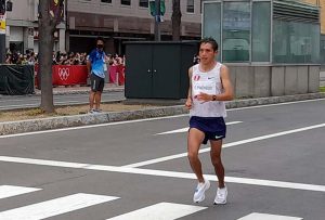 Cristian Pacheco en los Juegos Olímpicos Tokio 2020.