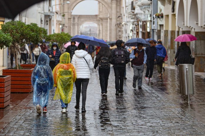 Senamhi pronostica lluvias moderadas desde este viernes 17 hasta el próximo lunes 20