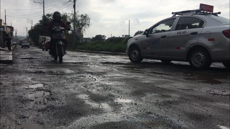 Hunter: Fuertes lluvias dejaron hoyos en la avenida Amistad